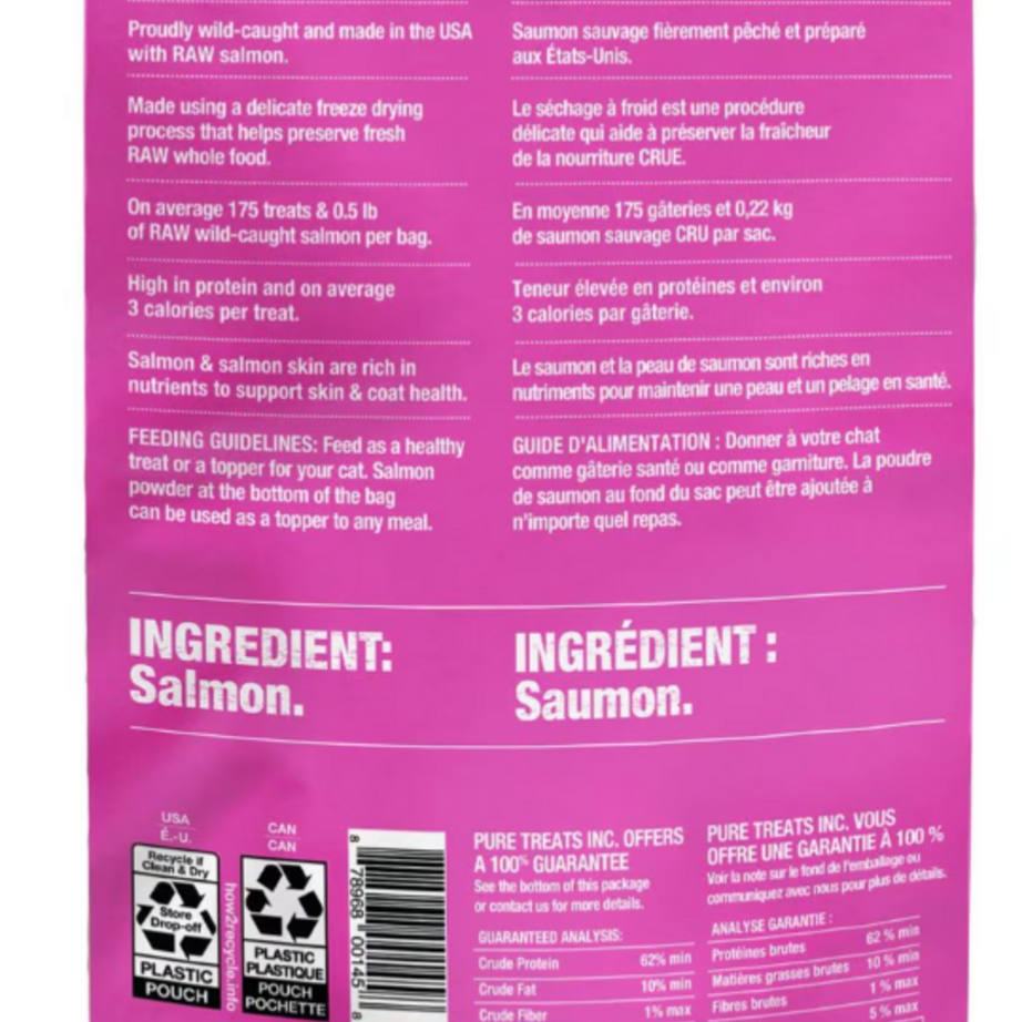 PureBites Freeze Dried Salmon Cat Treats