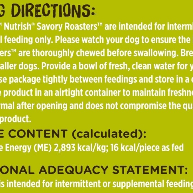 Rachael Ray Nutrish Savory Roasters Grain Free Roasted Chicken Recipe Dog Treats