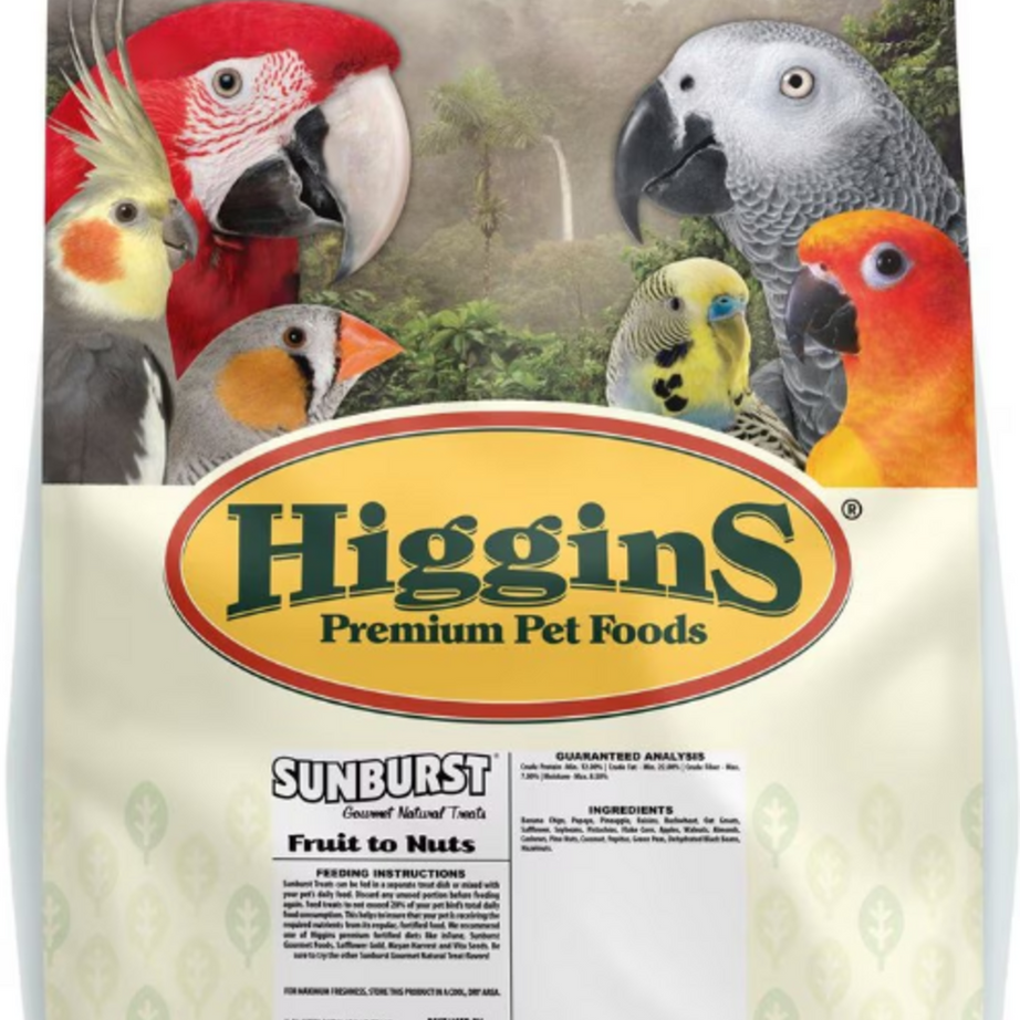 Higgins Sunburst Gourmet Treats Fruit to Nuts