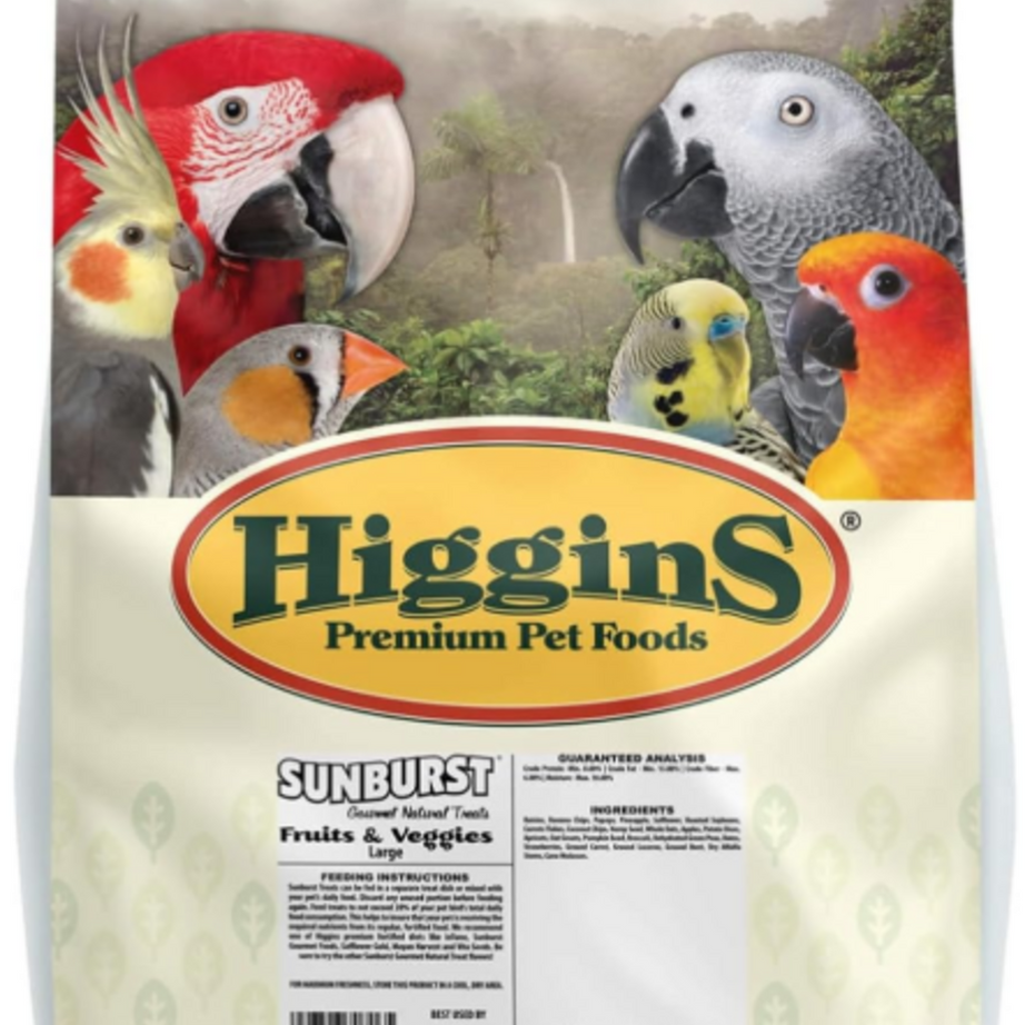 Higgins Sunburst Gourmet Treats Fruits & Veggies Large