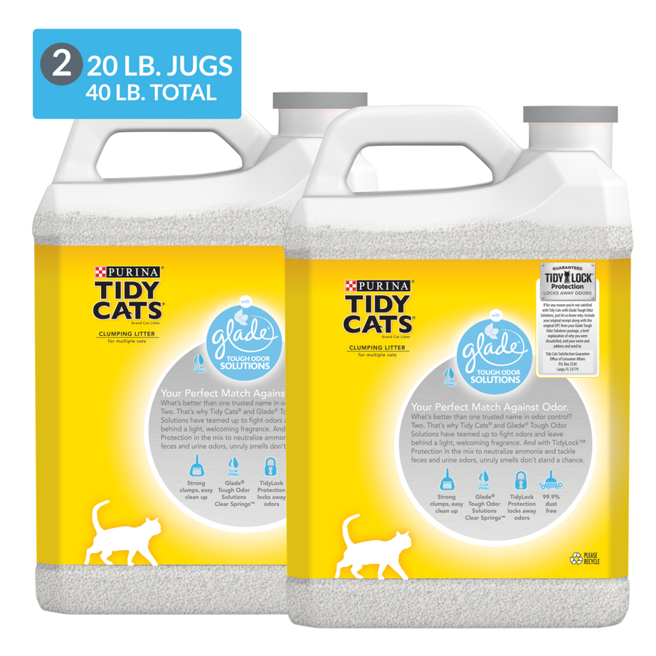 Tidy Cats Clumping Multi Cat Litter, Glade Clear Springs