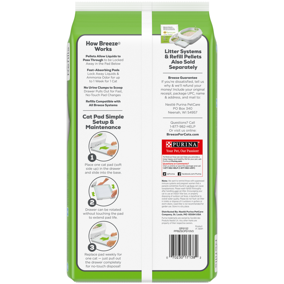 Tidy Cats Breeze Scented Cat Pads