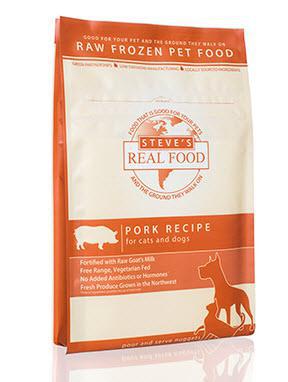 Steve's Frozen Dog & Cat Pork Nuggets