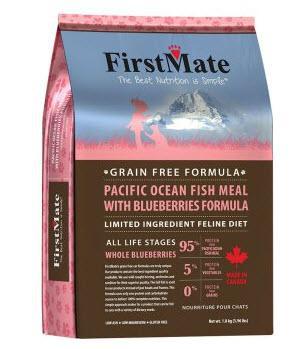 FirstMate GF LID Pacific Ocean Fish Meal with Blueberries Formula Cat Food