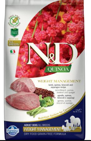 Farmina Dog Dry QUINOA GF Weight Management Lamb & Broccoli Mini 5.5#