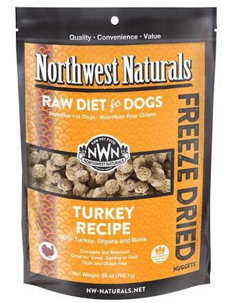 Northwest Naturals FD Nugget Dog Turkey 25 oz