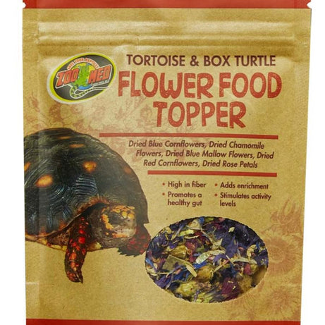 Zoo Med Tortoise & Box Turtle Flower Food Topper