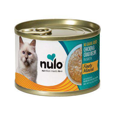 Nulo Cat and Kitten Food Finely Minced Chicken and Crab