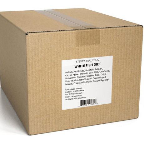 Steve's Dog Frozen Whitefish BARF Diet