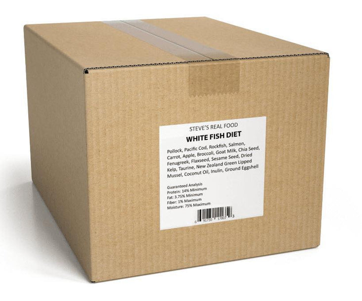 Steve's Dog Frozen Whitefish BARF Diet