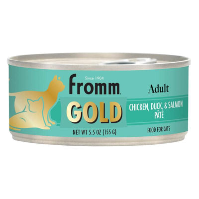Fromm Gold Cat Can Adult Pate Chicken, Duck & Salmon