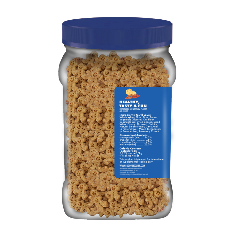 Buddy Biscuits Softies Soft and Chewy Bacon and Cheese Dog Treats