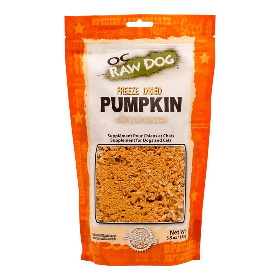 OC RAW DOG FREEZE-DRIED PUMPKIN 5.5OZ