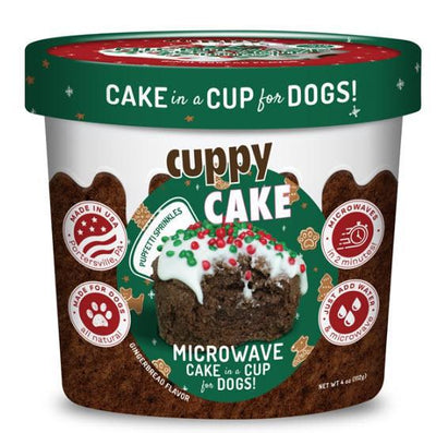 Puppy Cake Holiday Cuppy Cake Microwave Gingerbread