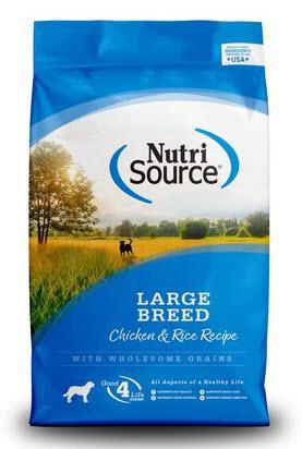 NutriSource Adult Large Breed Chicken & Rice