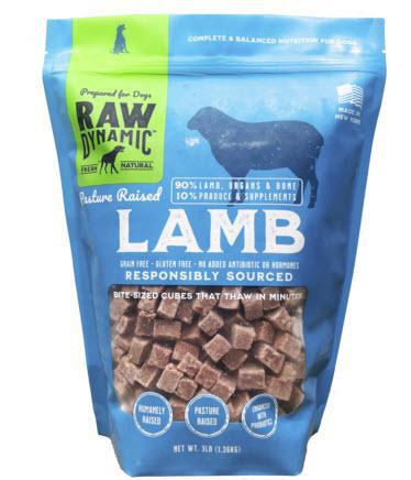 Raw Dynamic Dog Frozen Lamb