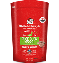 Stella & Chewys Dog Frozen Duck Duck Goose Dinner Patties