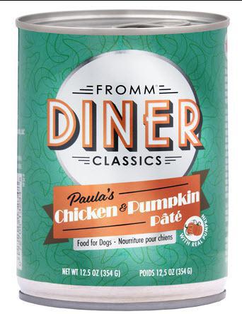 Fromm Dog Can Grains Diner Classics Chicken Pumpkin Pie