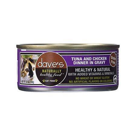 Dave's Cat Naturally Healthy Can Tuna & Chicken