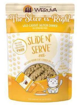 Weruva Cat Classic SnS Pouch GF Pate Salmon - The Slice is Right 2.8oz