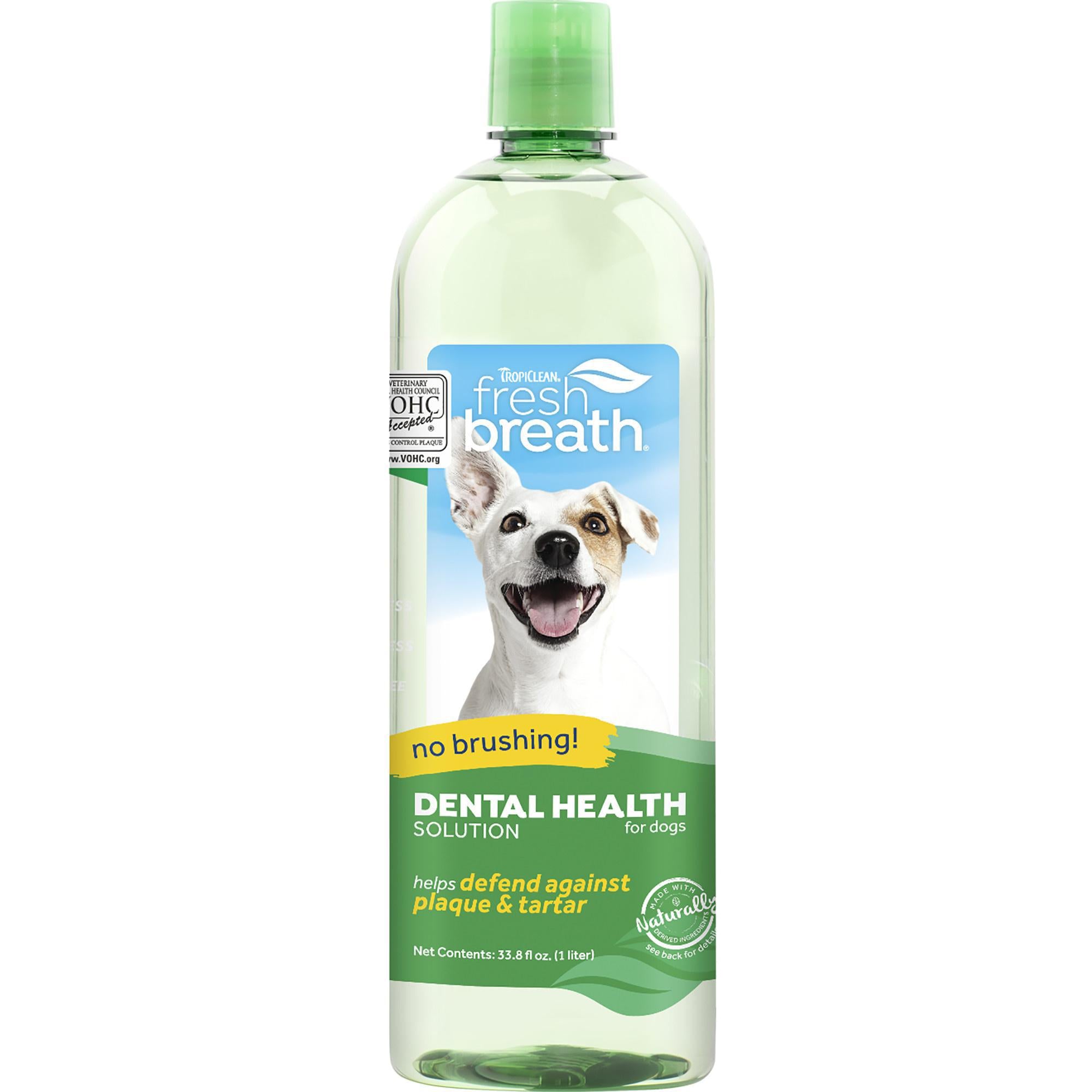 TropiClean Fresh Breath Dental Health Solution for Dogs