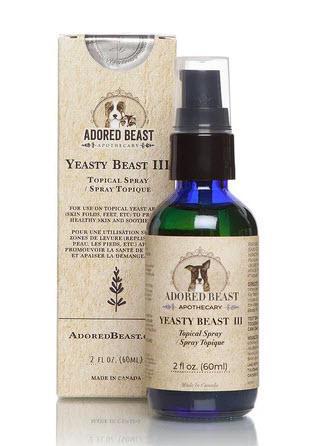 Adored Beast Yeasty Beast Topical III Yeast Spray for Dogs