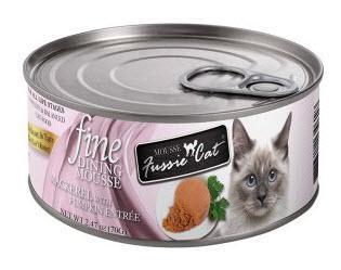 Fussie Cat Fine Dining Mousse Mackerel w/ Pumpkin Cat Food, 2.47oz