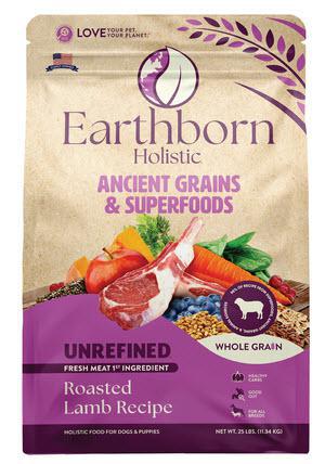 Earthborn Dog Food Unrefined Roasted Lamb