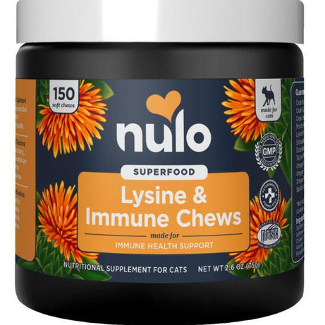 Nulo Superfood Lysine & Immune Supplement Chews for Cats