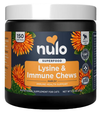 Nulo Superfood Lysine & Immune Supplement Chews for Cats