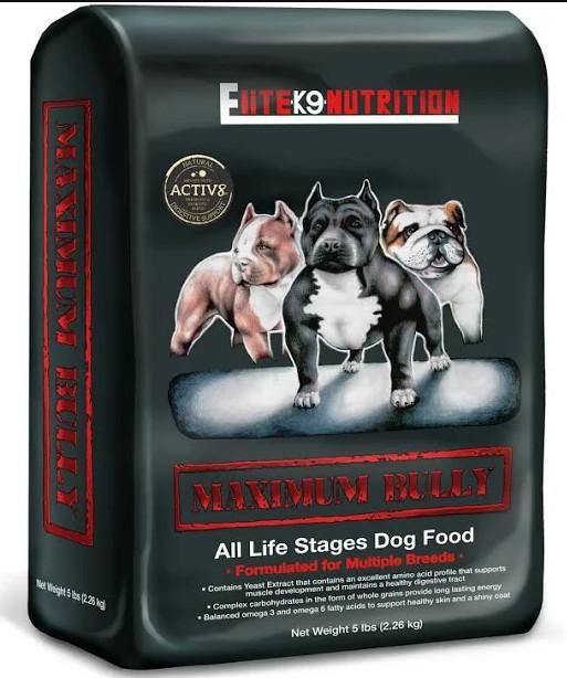 Maximum Bully All Life Stage Performance Dry Dog Food 5lbs