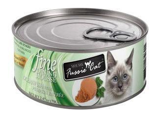 Fussie Cat Fine Dining Mousse Oceanfish w/ Pumpkin Entrée 2.47oz can