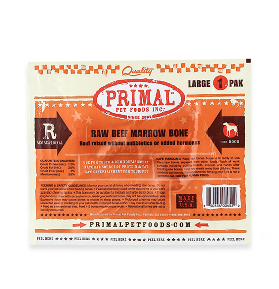Primal FRZ Bone Beef Marrow
