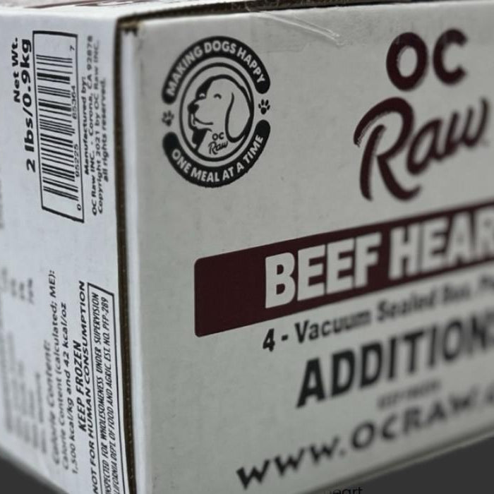 OC Raw Beef Heart 2#
