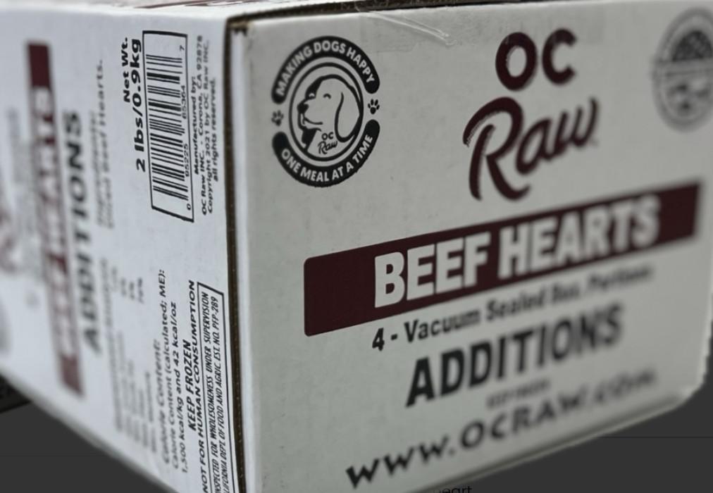 OC Raw Beef Heart 2#
