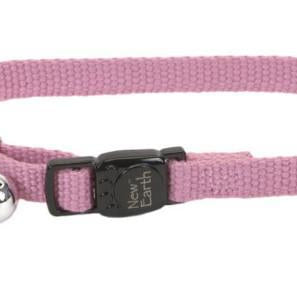 New Earth Soy Adjustable Breakaway Cat Collar Rose 3/8 In X 8-12 in