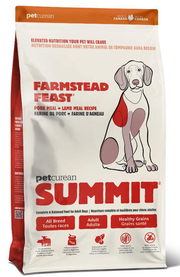 Petcurean: Summit: Farmstead Feast Pork & Lamb Recipe for Adult Dogs
