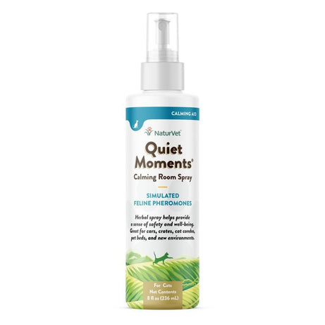 Naturvet Quiet Moments - Calming Room Spray Cats Pheromones - 8 fl oz
