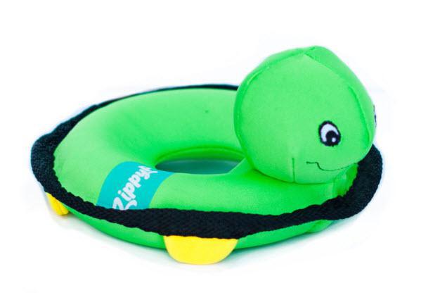 ZippyPaws Z-Stitch Floaterz Dog Toy Turtle