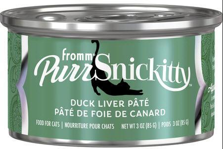 Fromm Cat Can PurrSnickitty Pate' Duck Liver 3 oz