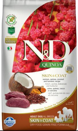 Farmina Dog Dry QUINOA LID GF Skin & Coat Venison