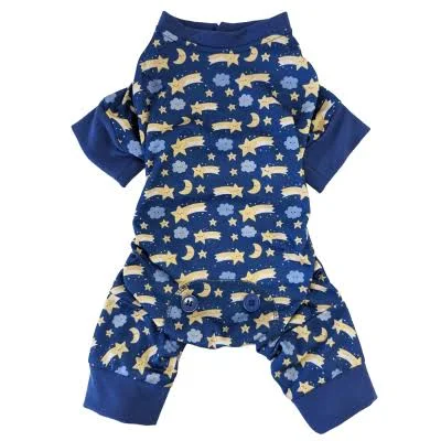 Pet Pajamas - Moon & Stars Blue