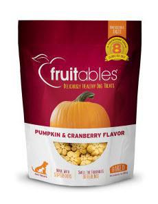 Fruitables Dog Treat Crunchy Baked Pumpkin & Cranberry 7 oz