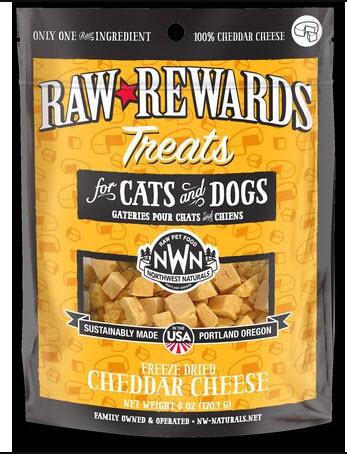 Northwest Naturals Dog Treat FD Raw Rewards Cheddar Cheese 6 oz