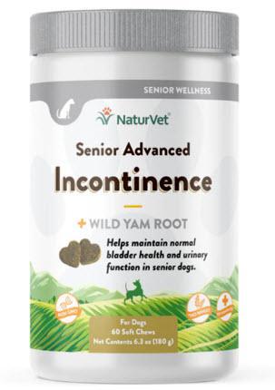 NaturVet Senior Incontinence Soft Chew 60 Ct
