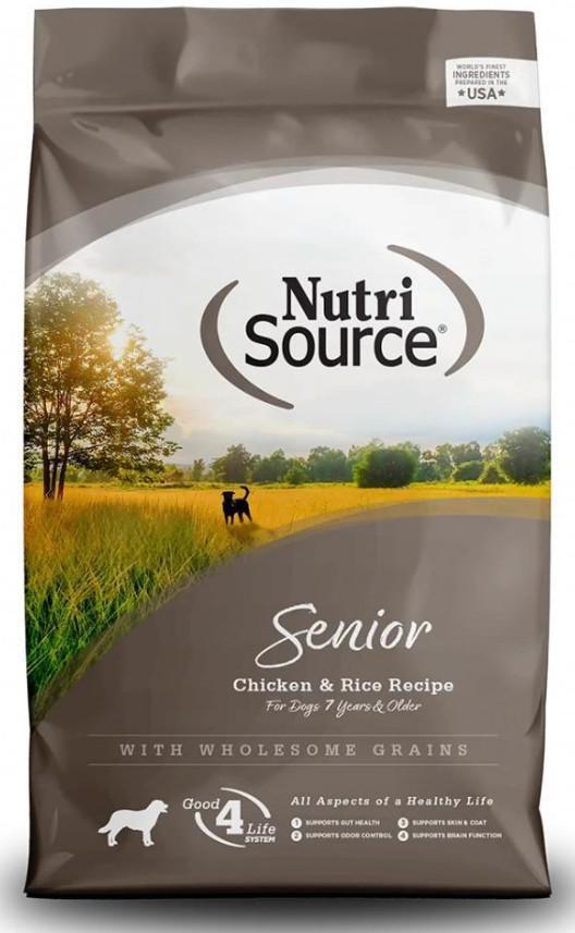 Nutrisource Chicken & Brown Rice Senior Dog