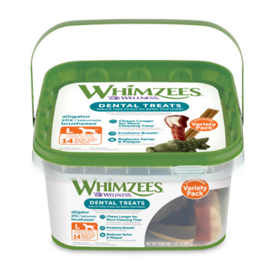 Whimzees Dental Chew Variety Pack Dog Treats