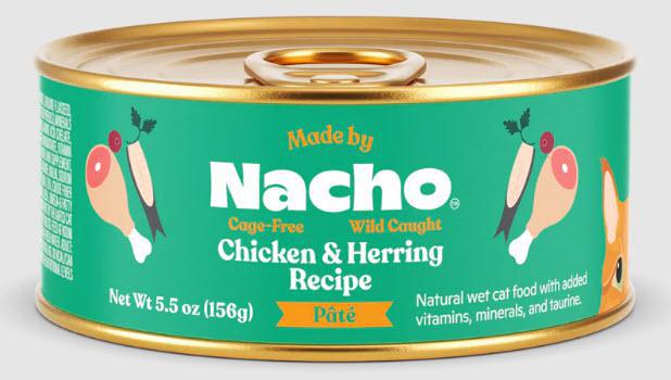 Nacho Cage Free Chicken & Wild Caught Herring Minced 3oz
