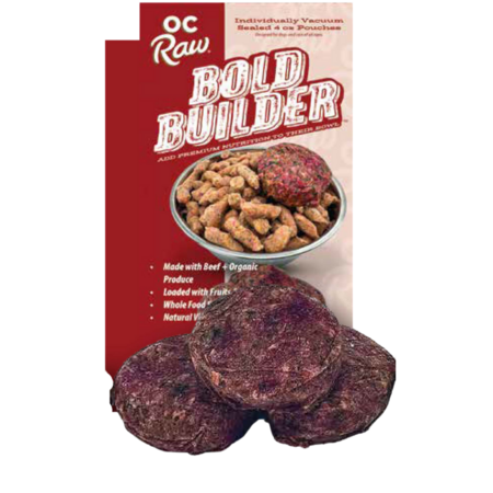 OC Raw Dog Topper Frozen Bold Builder Ruby Beef