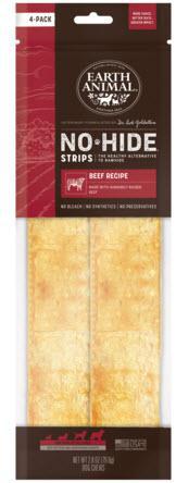 Earth Animal Dog Treat No Hide Strips 4 Pack